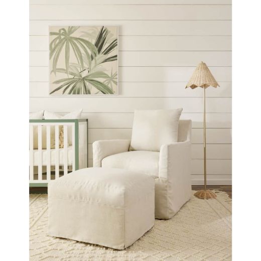 Picture of Lilah Slipcovered Ottoman